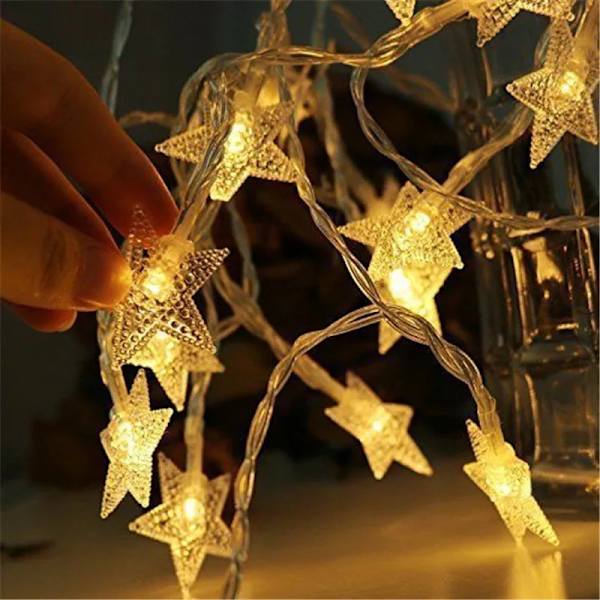 Lampe 1,5m 10 LED lyskæde julelys fe dekorative lamper Helt ny