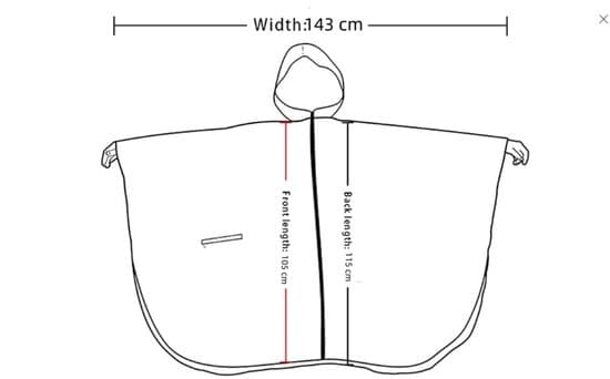 Outdoor Rain Jacket - Waterproof, Windproof and Breathable - Portable and Compact - Suitable for Both Men and Women - Universal Size