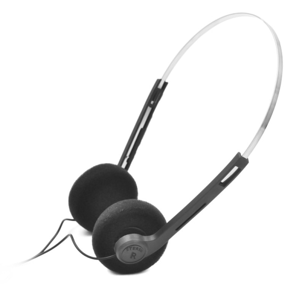 2 stk Retro On-Ear-hodetelefoner, Retro-skum, Justerbart Hodebånd, Kablet Over-Ear-hodetelefon, Walkman-hodetelefon Vintage-følelser