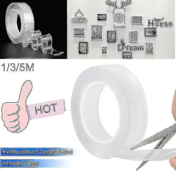 Strong Nano Seamless Waterproof Hook, Transparent Acrylic Adhesive, Double-Sided Tape