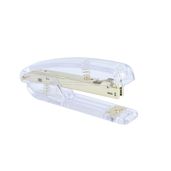 6xClear Acrylic Stapler, Spring-Powered Office Supplies for School Office Student 3 Pcs 3 Pcs