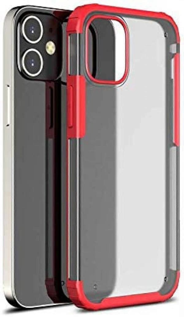 bavurmak iPhone 13 Pro Max TPU+PC Laser Silikonikuori - punainen