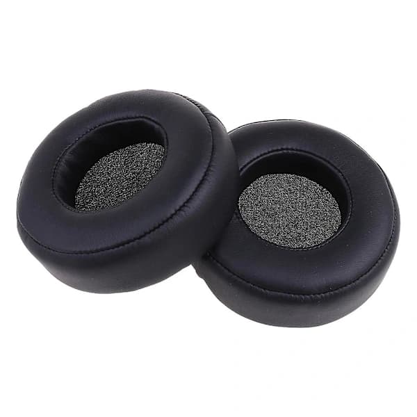 Erstatningsøreputer, myke hodetelefonputer for over-ear-headset, hvit, 1 par