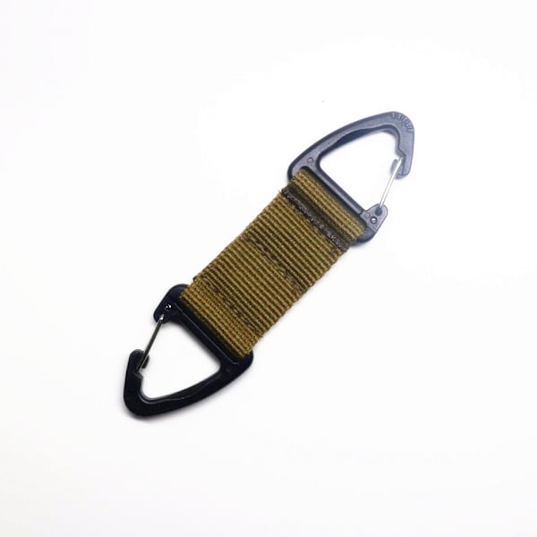 Taktiske nøgleringe til mænd, faldskærmsnøgleringe, militære nylon-riggers nøglering-clips arbejdsværktøj