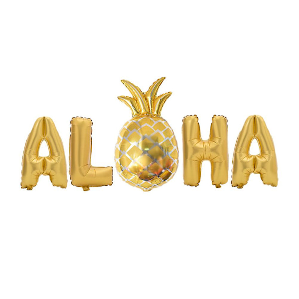 Bryllupsballoner Festballondekorationer Hawaiifestballoner Aloha-balloner Hawaiifestdekoration