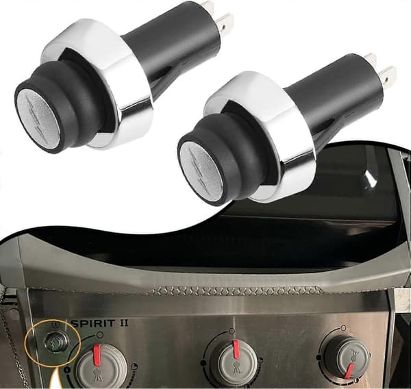 Igniter for Weber GS4, Ignition Button Switch for Genesis II Grill, Ignition Switch for Weber for Spirit 2 E310, Replaces Part Number 66220 Ref: 4754