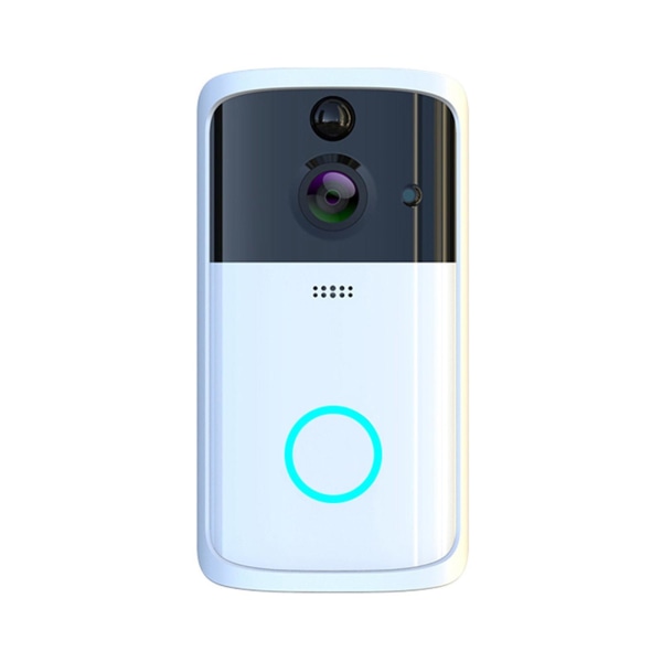M7 Smart Wifi Säkerhetsdörrklocka Trådlös videotelefonkamera Night VisionSilver Silver
