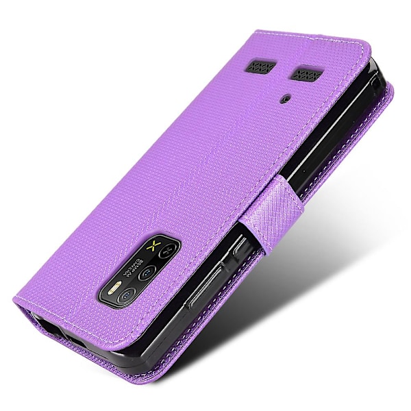 Kompatibel med Ulefone Armor X10 Wallet Case Diamantmønster Pu Læder Cover Med Magnetisk Lukning Kort Slots