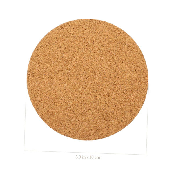 80 Pieces Self-Adhesive Cork Coasters 2mm Thick Cork Sheets