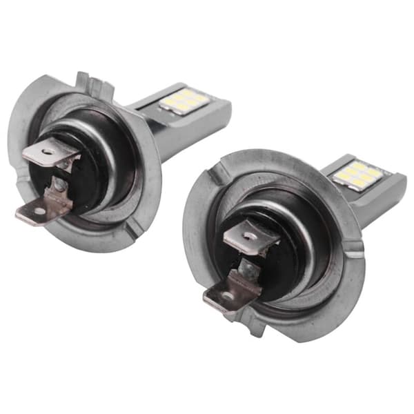 2 stk. H7 LED-forlygtekonvertering 6W 1000LM 6000K Canbus fejlfri pære