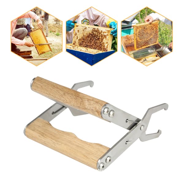 Ny ramgreb, holder, løft, gribeværktøj rustfrit stål biavl