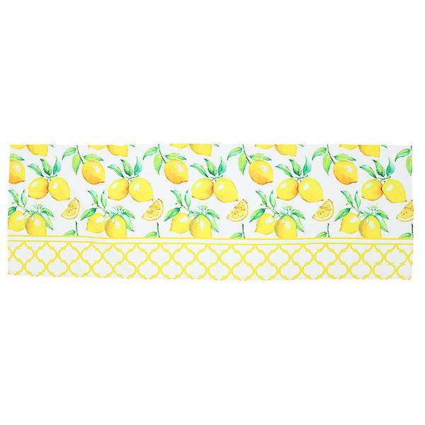Vintage Heminredning Köksgardin Dekorativ Gardin Citron Kort Gardin Citron Fönsterdekoration Blandade Assorted Color 137X45cm