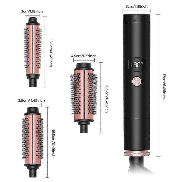 Hot Brush, Ionic Heated Round Brush for Voluminous Hairstyles, Ceramic Ionic Technology Reduces Hair Damage, Fast Heating for Quick Styling