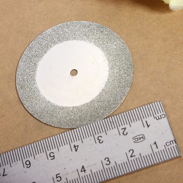 Mini Diamant Rotasjonskutteplater For Glass Sag, Edelstensblad, Glasskutteplater, Skaft For Rotasjonsverktøy.