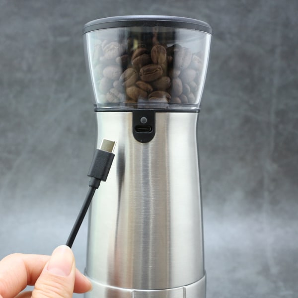 Elektrisk kaffebönkvarn - Rostfritt stål