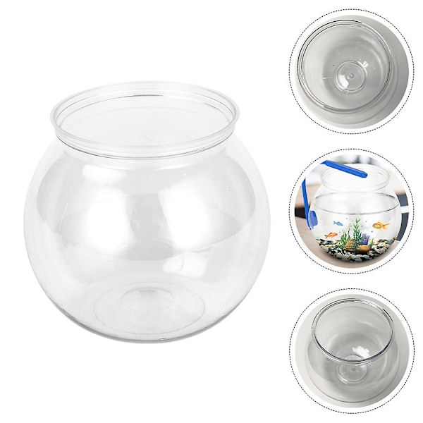 Työhuoneen sisustus Kevyt Akvaario Muovi Akvaario DIY Maisema Pullot Terrarium Kala-astia Läpinäkyvä