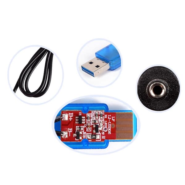 3.7v charger - 3.5mm Lipo battery intelligence USB drone electric