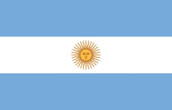 Argentinsk flagg 100 Argentina 100 Argentina