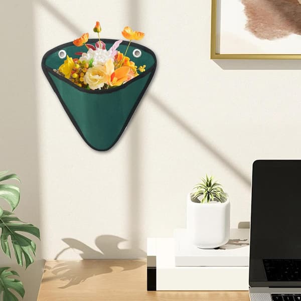 Wall Mounted Flower Pots, Vertical Triangular Flower Baskets | Wall Mounted Planters (FMY)