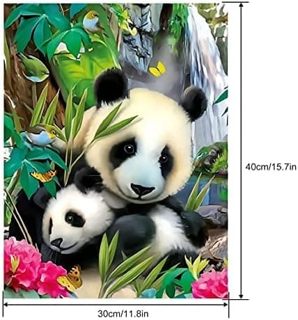 (30x40cm) 5D DIY Diamantmaling, Full Drill Rund Diamantkunst T