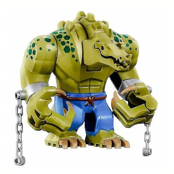 Batman Crocodile Killer 10,5 cm Figur Byggklossar Leksak Present Spider-Man