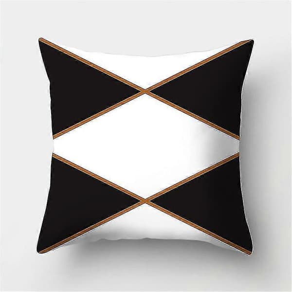 45*45cm Geometrisk tryk Polyester Dekorative Sofapuder Pudebetræk Blødt Pudebetræk Boligindretning Pudebetræk