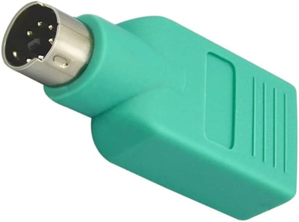 USB til 2 Mus Adapter Konverterer Adapter for Stasjonær Datamaskin Ingen Drivere Nødvendig