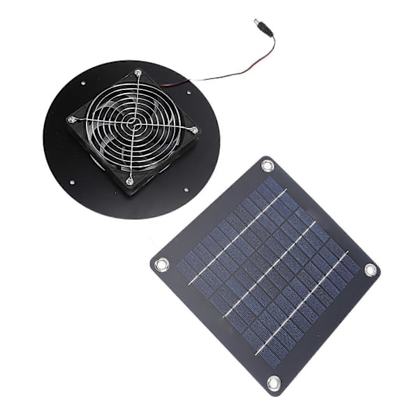20W Solardriven Utsugsfläkt Mångsidig Högeffektiv Monokristallin Solarfläkt för Husbil Yacht
