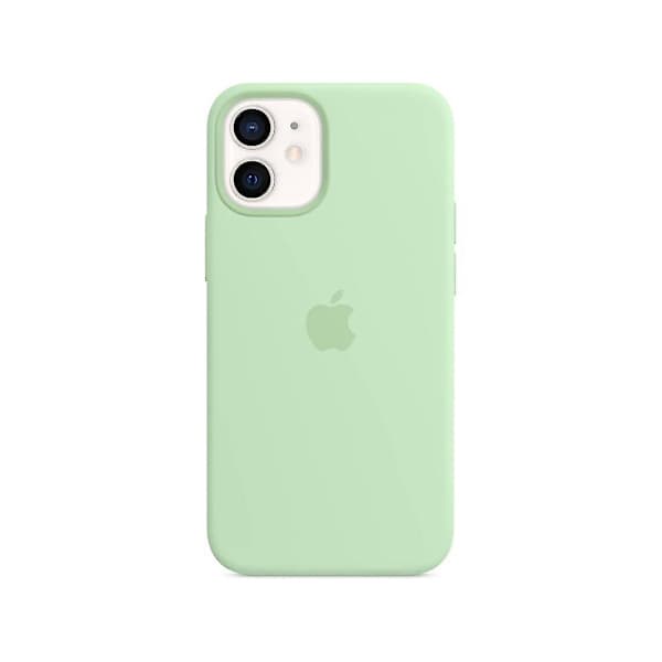 Silikonskal med MagSafe för iPhone 12 Mini Mintgrön Mint Green
