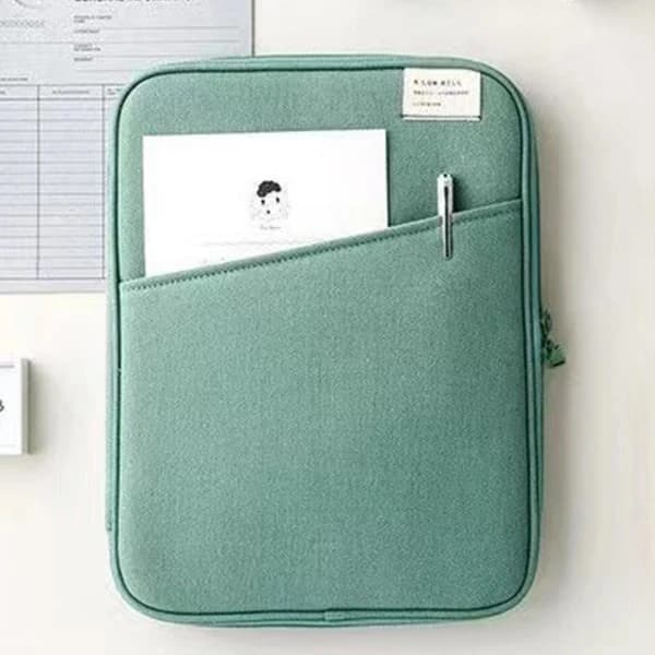 Tablet Case Carrying Case Protective Case for Macbook Ipad Notebook Wine Red 11 Inch
