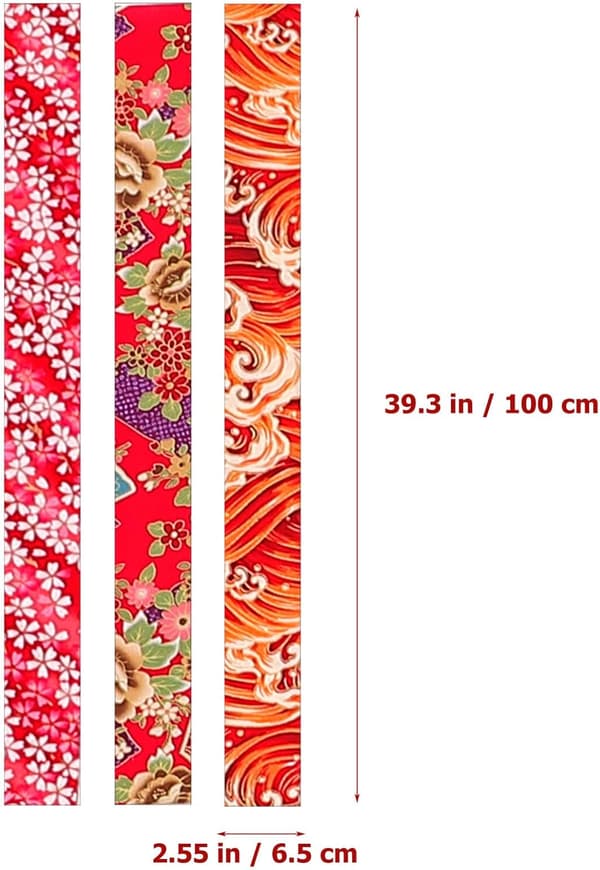 40 Pieces Pure Cotton Fabric Strips 6.5x100 cm for Quilting, Patchwork, DIY Crafts, Sewing, Decorative Stripes, Bundle