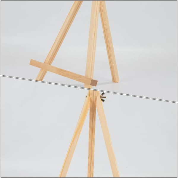 2 stk. tegnebrett i tre for gutter og jenter 18x24 cm Mini Tripod Bordkunstmalingsholder