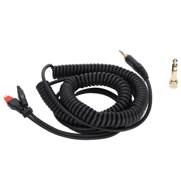 Replacement Audio Extension Cable Headphone Spring Wire Fits for HD660s HD650 HD600 HD580