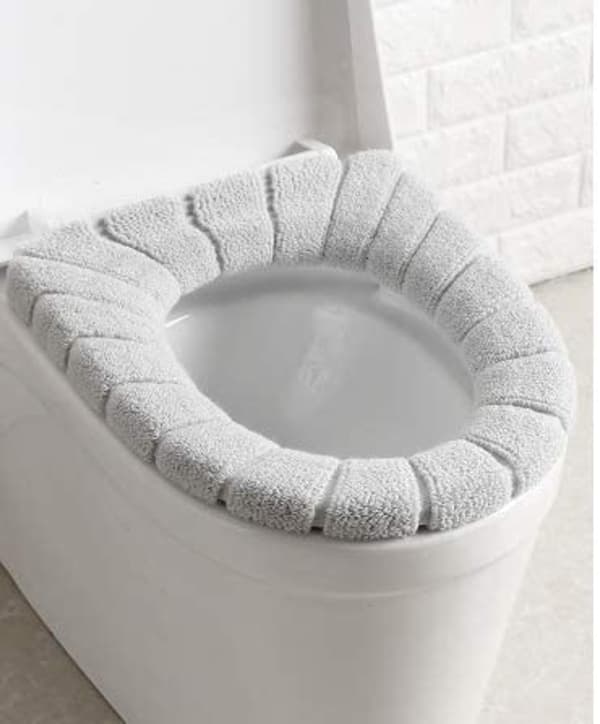 Soft and Warm Washable Toilet Seat Cover, 3-pack