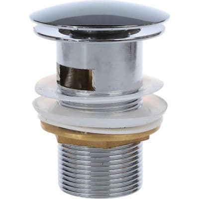 8 cm automatic pop-up waste for sink/washbasin with overflow