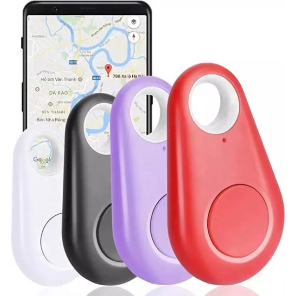 Smart Tracker 4 Pack, Key Finder Locator Trådløs Anti Lost Alarm Sensor Device Remote Finder, for barn Finne telefonnøkler Lommebøker Bagasjevare Finde