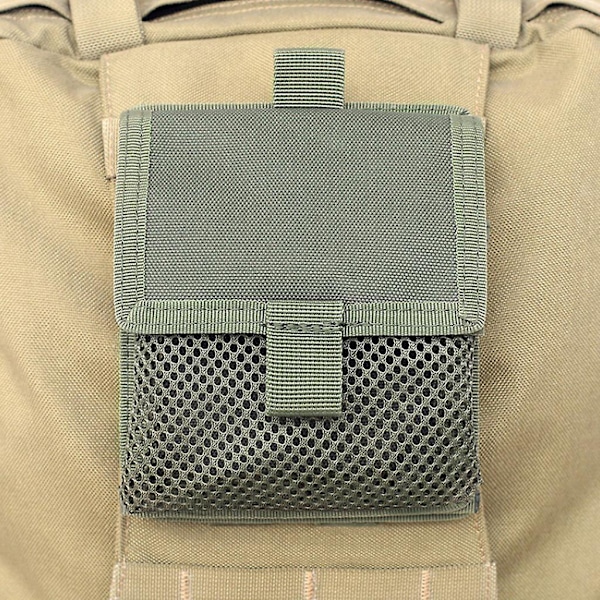 Koukku-silmukka urheilullinen sotilasradio walkie-talkie -pidinpussi ulkoilmajahtipussi Harmaa yhdistelmäpussi