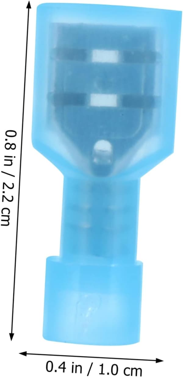 150 stk. nylon spade terminal ledningsforbindelser hun han crimp terminaler 16-14 AWG isolerede