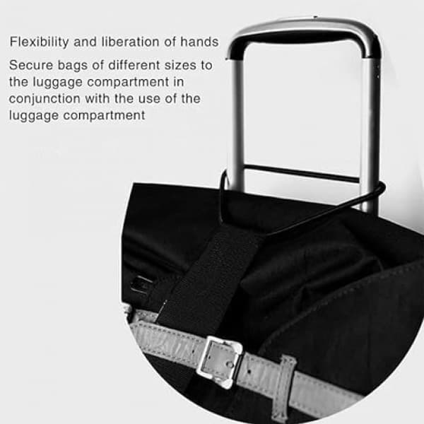 Elastisk fastgørelsesrem til bagage, justerbar elastisk bagagerem, kufferteremme bagagerem, nylon bagageremme til kufferter 2 stk 2 stk 2pcs