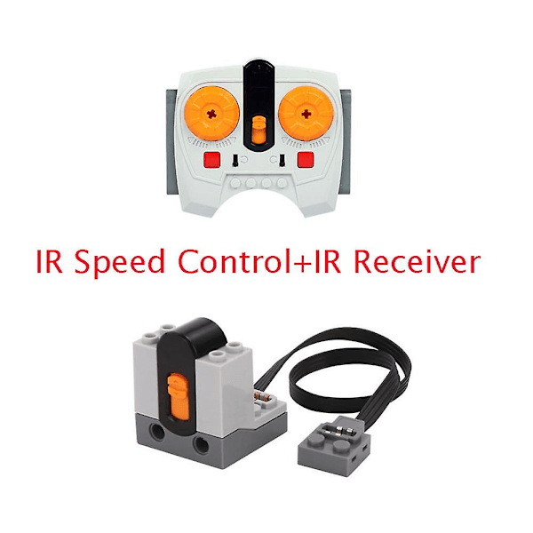 Tekniske deler servomotor batteriboks IR infrarød fjernkontroll mottaker PF modell kompatibel med eds blokk tegl db IR Speed Set