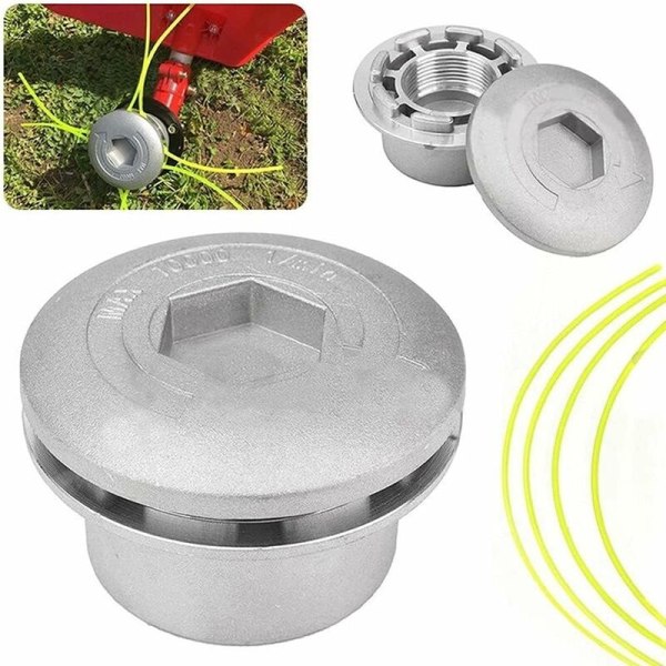 Aluminum Grass Trimmer Head Grass Trimmer Mower Head for Lawn Mower Accessories for Garden, Lawn, Patio