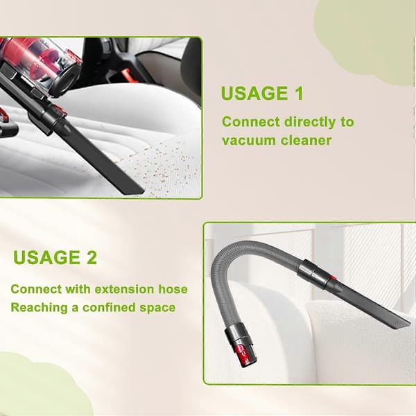 Vacuum Cleaner Replacement Accessories Long Flat Suction Nozzle For V7 V8 V10 V11