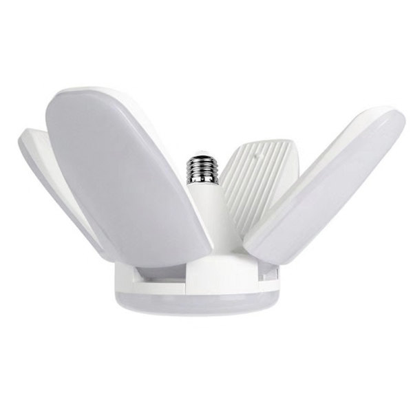 Deformerbar LED Garasje Verksted Arbeidslys Hjem Takarmatur Lampe 360 Grader Vinkeljusterbar Taklampe 50W 5400 Lumen