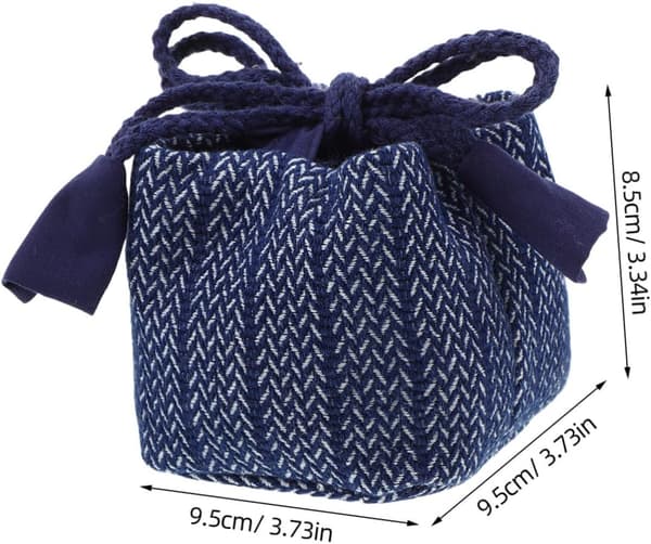 Denim Cosmetic Storage Bag, Small Makeup Organizer