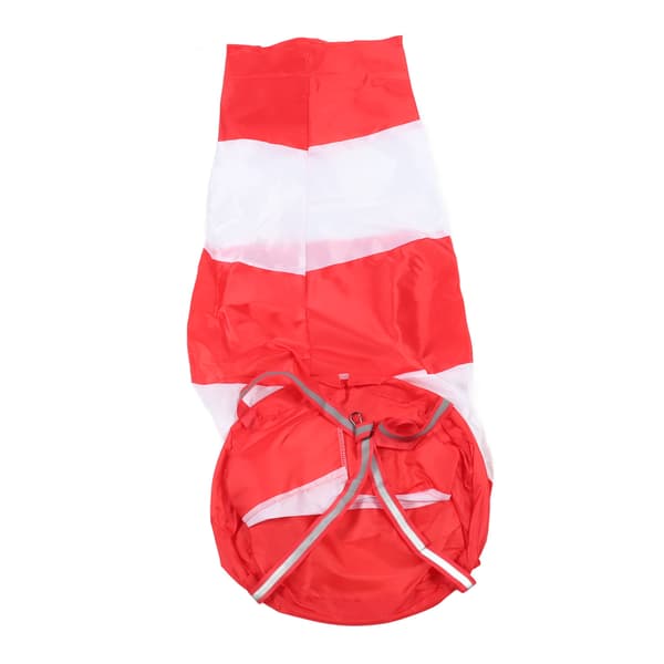 Wind Cone Light Strong Polyester Wind Direction Indicator Wind Sock for Outdoor Yard Industry Red 100cm Fluorescent Style