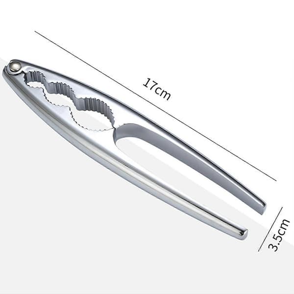 Nutcracker Cracks Nuts Easily Ergonomic Handle Rust-proof Gear Clamp Buckle Non-slip Stainless Steel