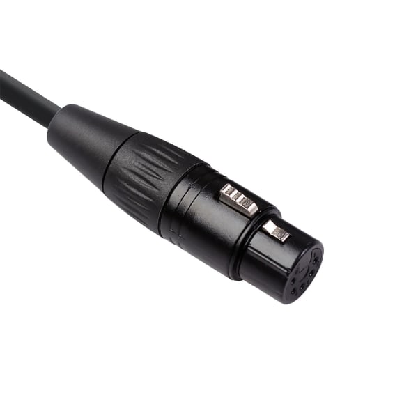 XLR-XLR Premium-laatuinen XLR-äänikaapeli, uros ja naaras 5-napainen 1,8 m