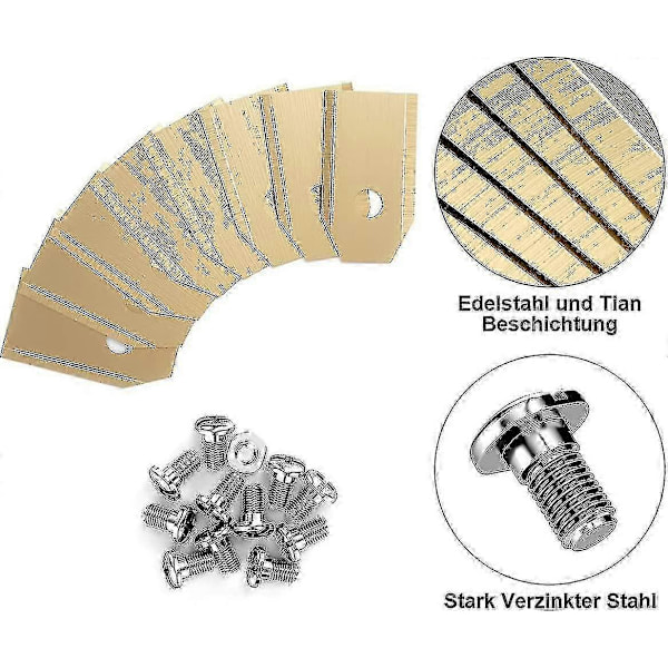 Titanium erstatningsblader for gressklipper, 30-pakning gressklipperblader, gressklipper-YGWL