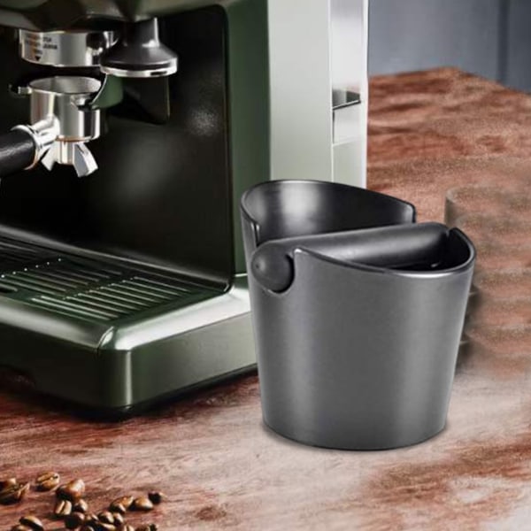 Espressoavfallsbeholder, kaffeboks med avtakbar bar, slitesterk espressobøtte, lettmalt kaffeavfallsbeholder