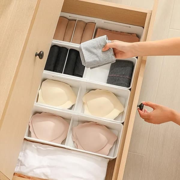 2 x 3 Expandable Drawer Organizers/Drawer Organizer Trays/Drawer Dividers/Expandable Drawer Tray/Adjustable Storage Organizer